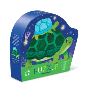 Crocodile Creek Turtles Together: 12 Pc Mini Puzzle