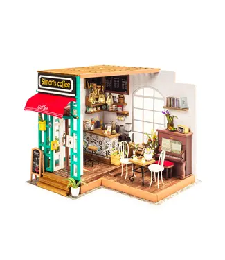 Hands Craft DIY Miniature House Kit: Simon's Coffee