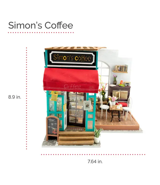 Brew-tifully Crafted: Build Simon's Cozy Coffee Haven!