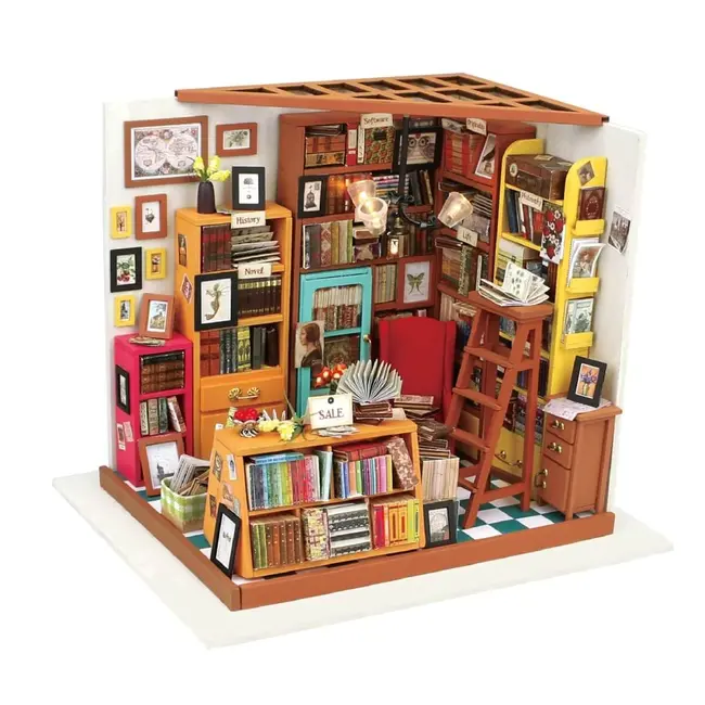 Diy Miniature House Kit: Sam's Study