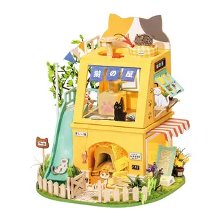 Hands Craft DIY Miniature House Kit: Cat House