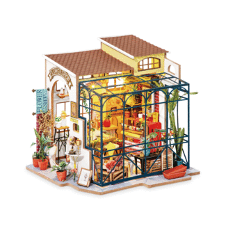 Hands Craft Diy Miniature House Kit: Flower Shop