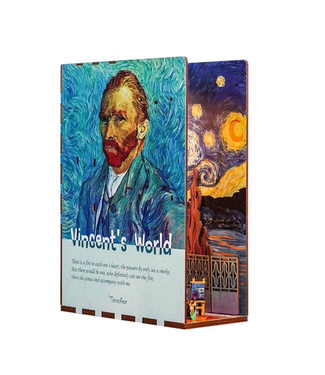 Diy Miniature House Book Nook Kit: Vincent's World
