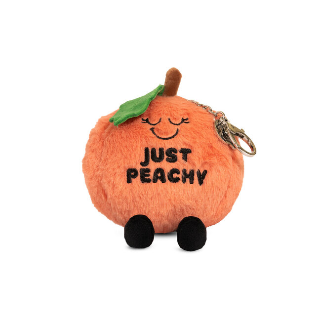 Just Peachy: Peach Plush Bag Charm