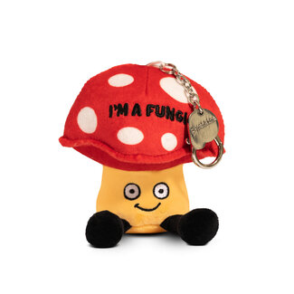 Punchkins Mushroom Plush Bag Charm- "I'm a Fungi"