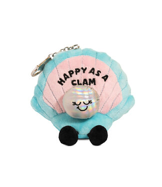 Punchkins Clam Plush Bag Charm: Happy as a Clam