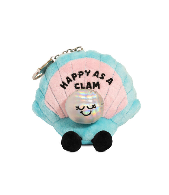 Clam Plush Bag Charm: Happy as a Clam