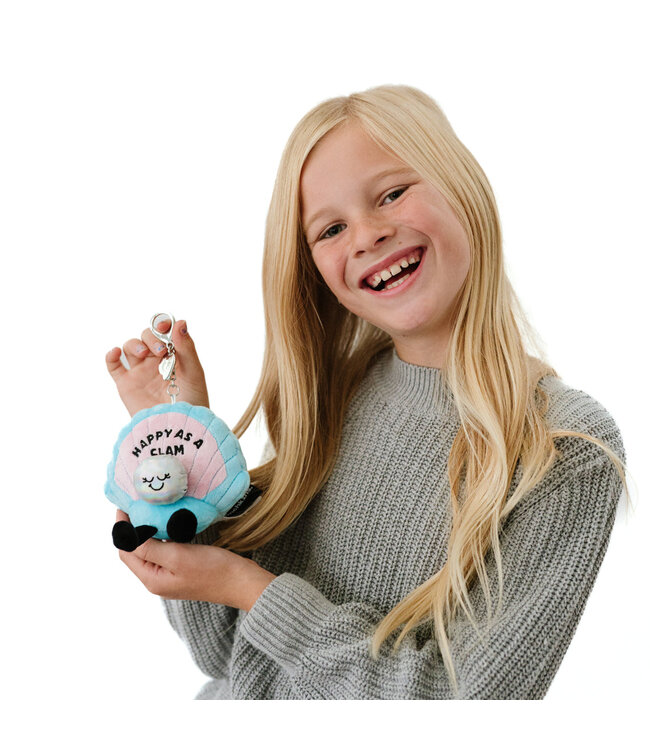 Clam Plush Bag Charm: Happy as a Clam