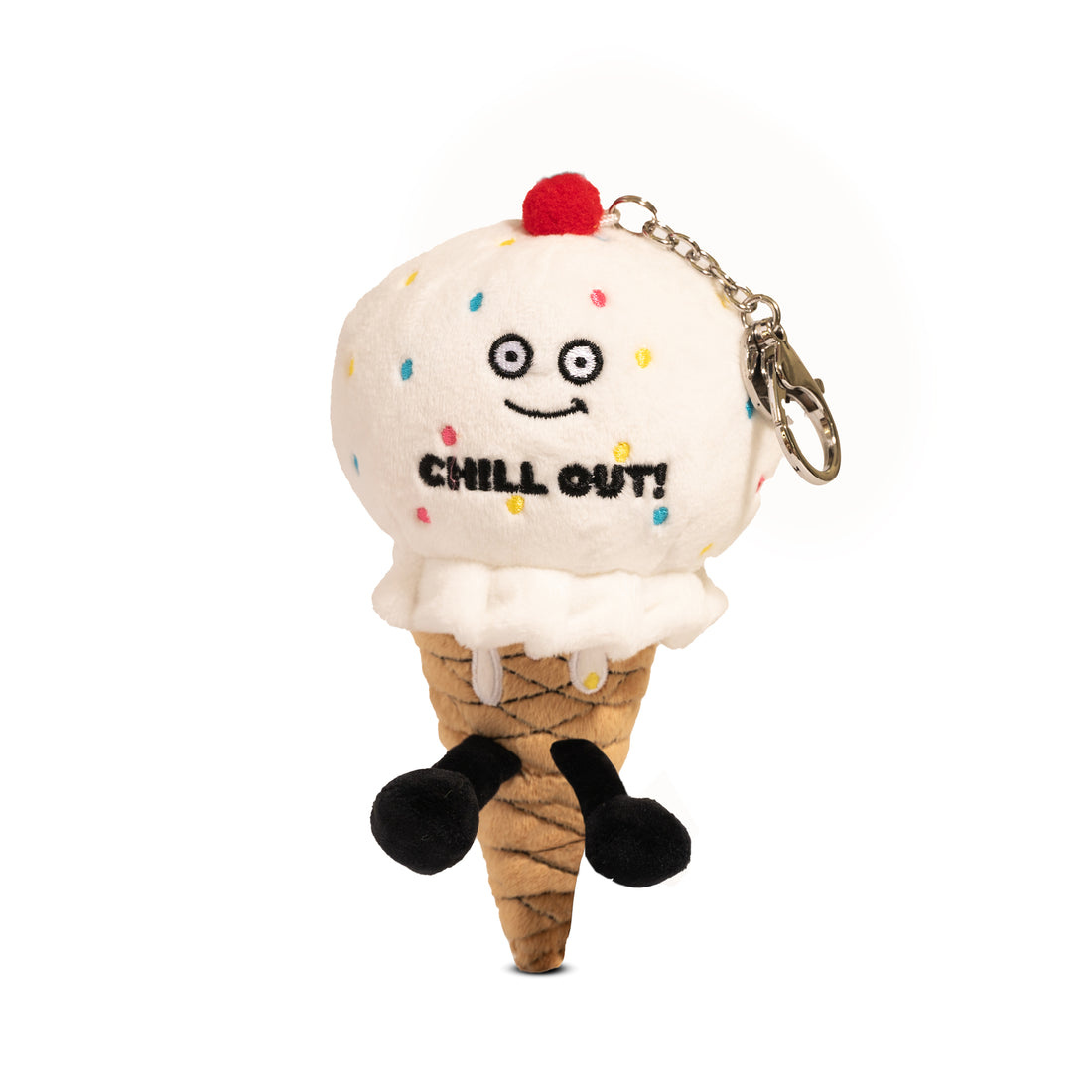 Ice Cream Cone Plush Bag Charm: Chill Out