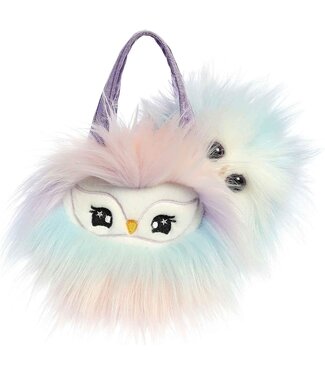 Aurora Lilac Owl - Purse with Palm Pal