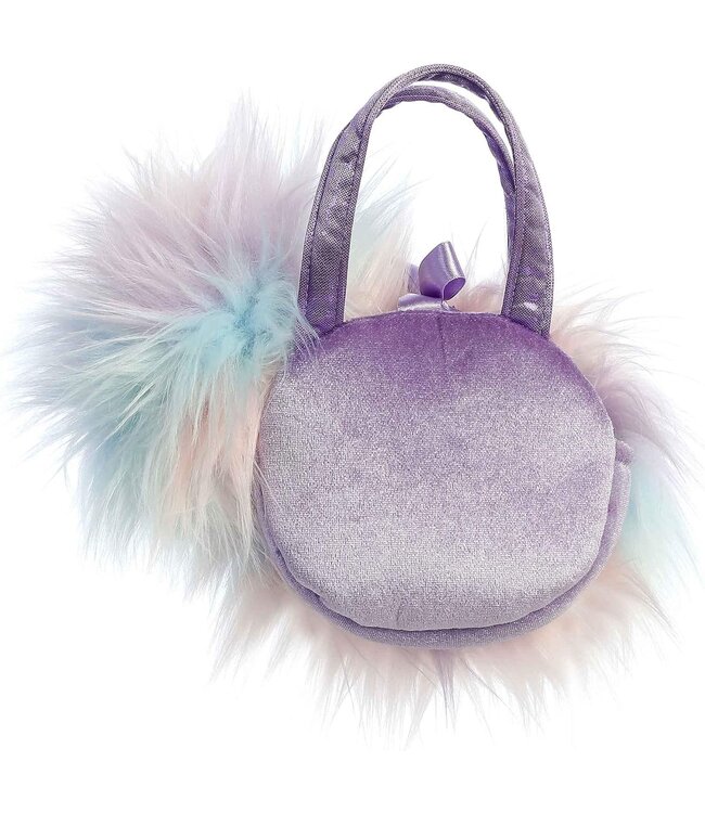 Lilac Owl - Purse with Palm Pal