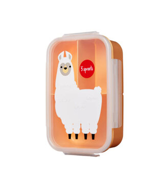 3 Sprouts Llama Silicone Bento Box