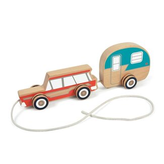 Fred & Friends Road Trip Wooden Pull Toy