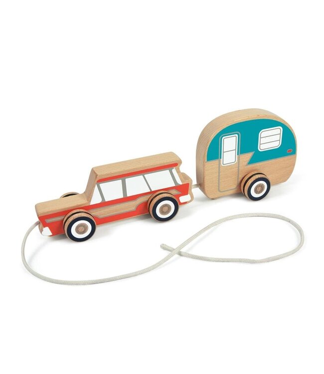 Road Trip Wooden Pull Toy
