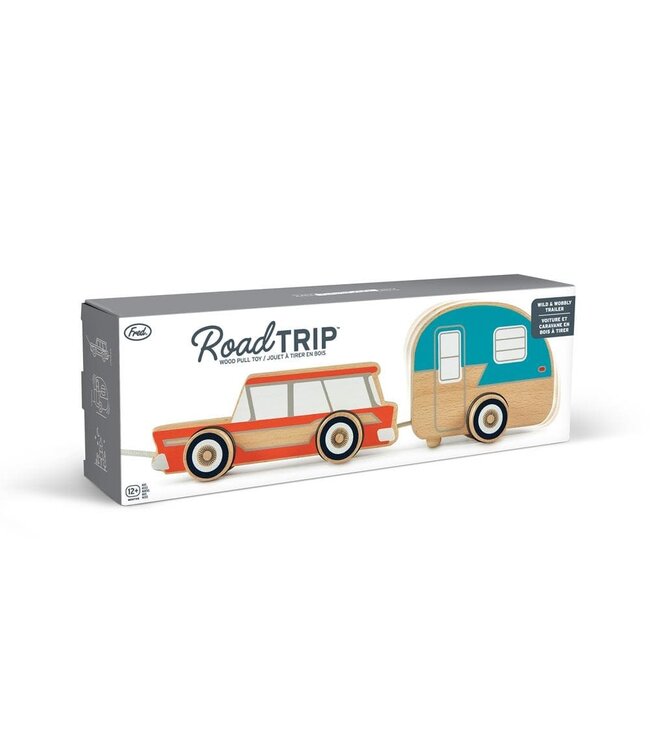 Road Trip Wooden Pull Toy