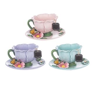 Ganz Tulip Teacup Planter