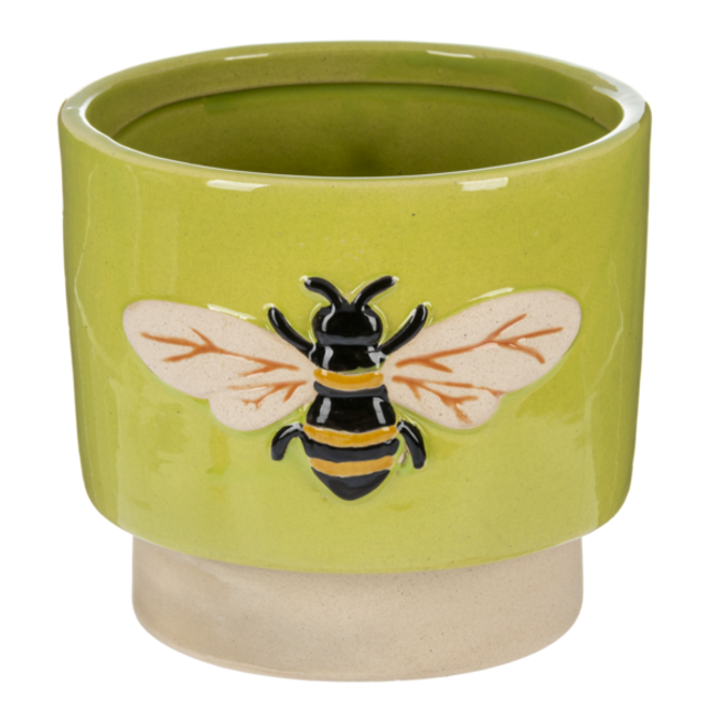 Green Bumble Bee Pot: Bee's Knees!