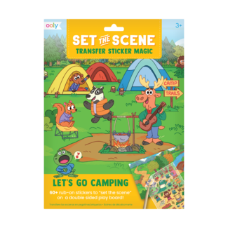 Ooly Set The Scene Transfer Stickers Magic: Lets Go Camping