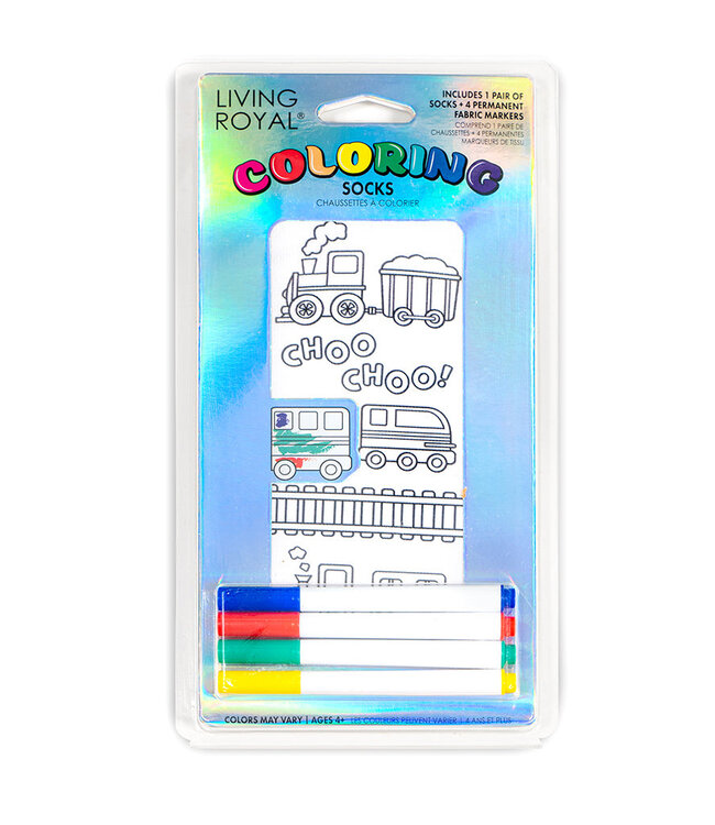 Train Your Style: Coloring Socks Edition