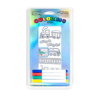 Living Royal Coloring Socks - Tractor Zone