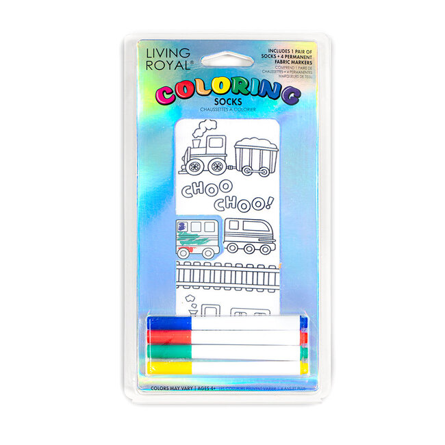 Coloring Socks - Tractor Zone