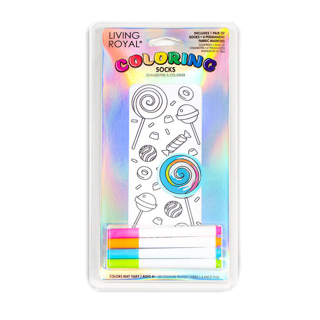 Coloring Socks - Candy Explosion