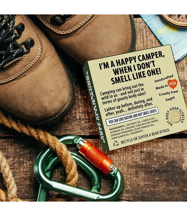 Camping Is in-Tents Soap: Stay Fresh Outdoors!