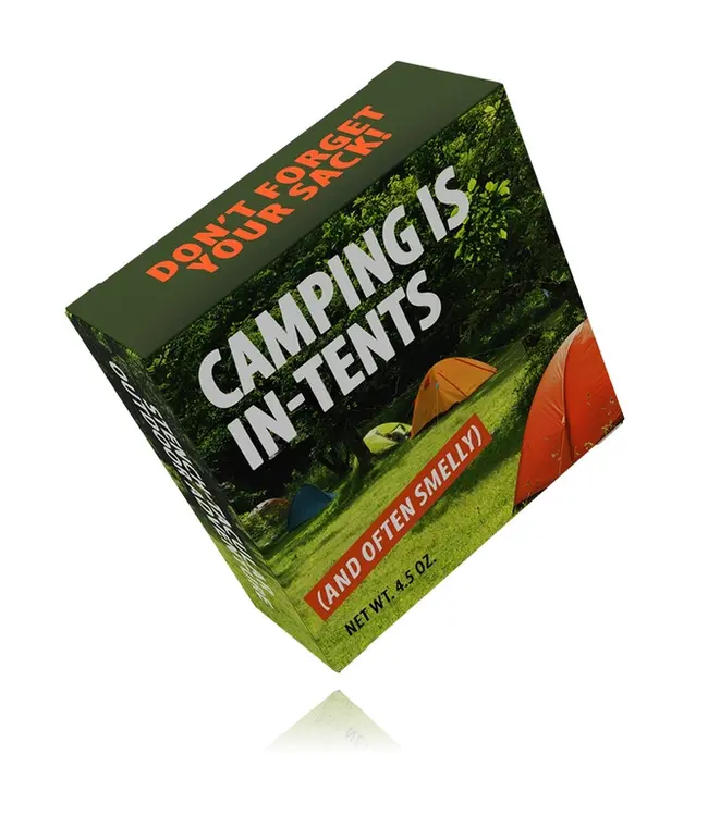 Camping Is in-Tents Soap: Stay Fresh Outdoors!