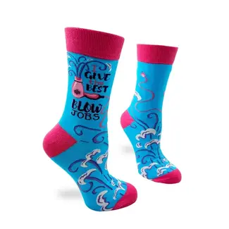 Fabdaz Funny Hairstylist Womans Crew Socks