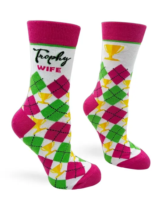 Trophy Wife Womans Crew Socks