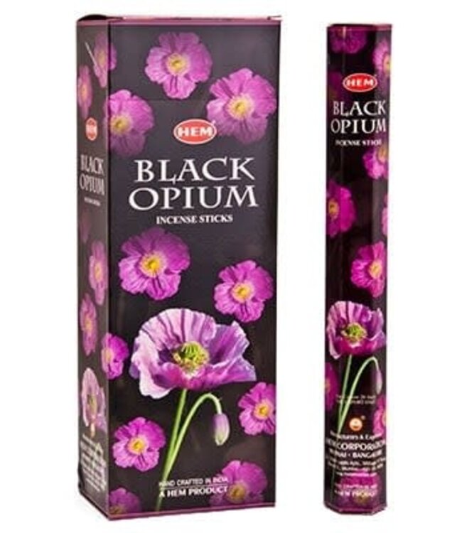 Enchanting Essence: Hem Black Opium Incense