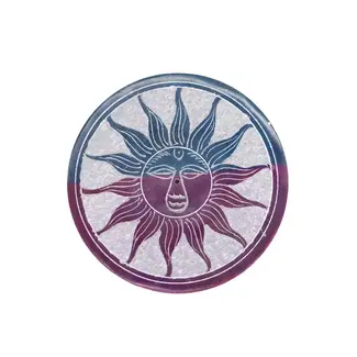 Designs by Deekay Inc. Purple Turquoise Sun Incense Burner