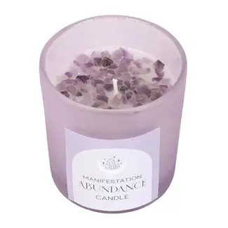 Something Different French Lavender Crystal Chip Candle
