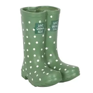 Something Different Light Green Welly Boot Planter