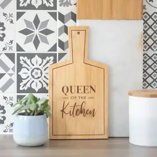 Something Different Kitchen Queen Bamboo Serving Board
