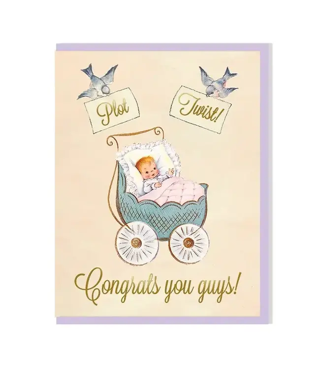 Plot Twist! Congrats Card