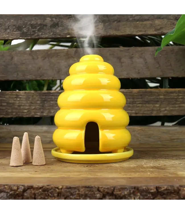 Bee-utiful Beehive Incense Burner: Relaxation Hive