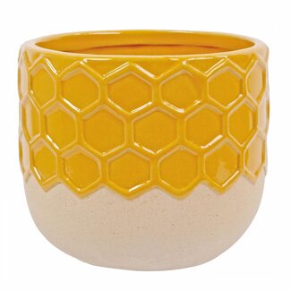 CTG Brands Inc. Honeycomb Ceramic Planter