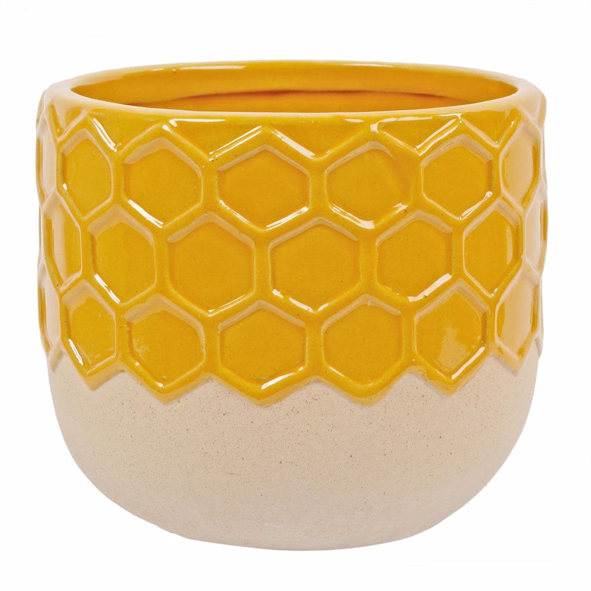 Honeycomb Ceramic Planter