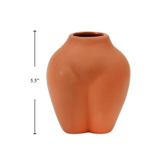CTG Brands Inc. Female Figure Vase Terracotta Booty