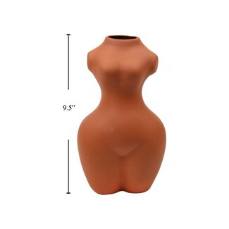 CTG Brands Inc. Terracotta Female Figure Vase