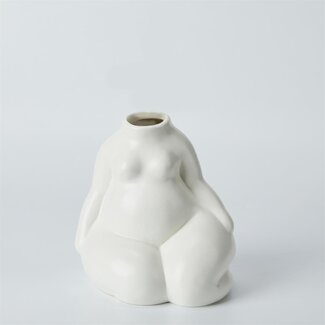 CTG Brands Inc. Sitting Woman Stoneware Vase