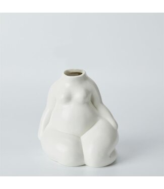 CTG Brands Inc. Sitting Woman Stoneware Vase