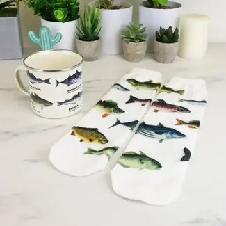Gift Republic Mug and Sock Gift Set- Fish