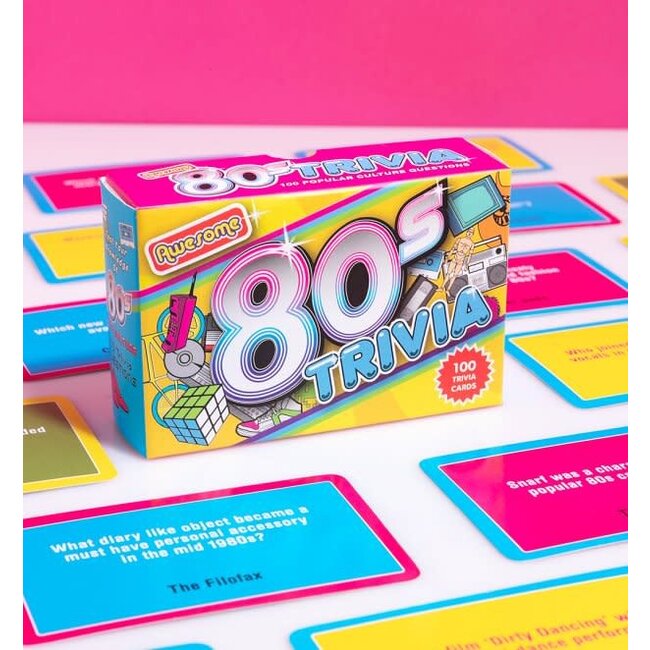 Totally Rad 80s Trivia Cards!