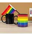Colorful Brew Delight: Heat Reveal Rainbow Mug