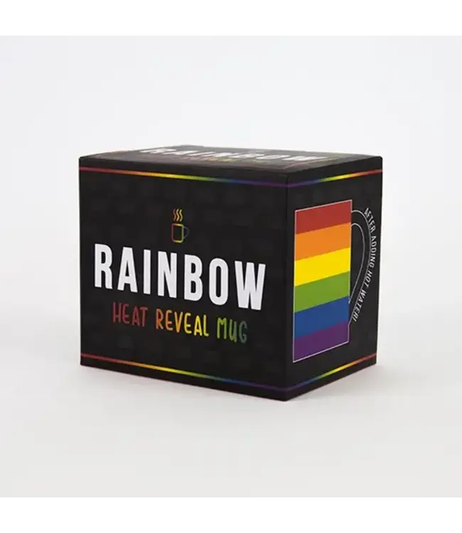 Colorful Brew Delight: Heat Reveal Rainbow Mug