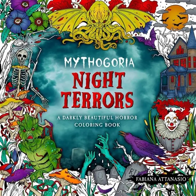 Mythogoria: Night Terrors Coloring Book