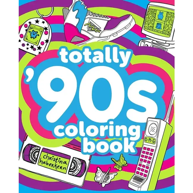 Color Me '90s: A Retro Coloring Adventure