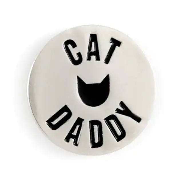 Pawsitively Stylish: Cat Daddy Enamel Pin